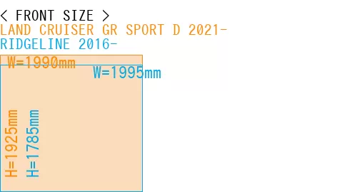 #LAND CRUISER GR SPORT D 2021- + RIDGELINE 2016-